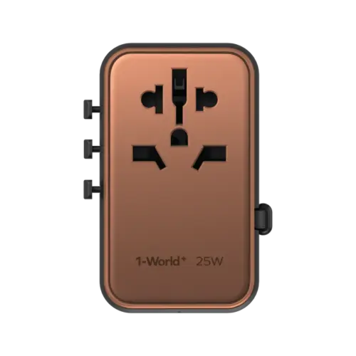 Bộ sạc du lịch MOMAX UA20UK 3 cổng 1-World+ Cáp USB-C tích hợp 25W - Hình ảnh 20