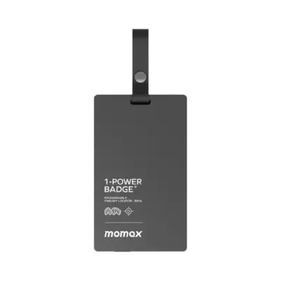 Pin dự phòng MOMAX BR16D 1-Power Badge+ có chức năng Find My Locator - Không chỉ là pin dự phòng, <strong>MOMAX BR16D 1-Power Badge+</strong> là người bạn đồng hành thông minh với khả năng sạc không dây từ tính MagSafe và tích hợp chức năng Find My Locator đột phá. Dung lượng 5000mAh đủ dùng cho những lúc cần thiết. Nhờ Find My, bạn dễ dàng định vị pin nếu lỡ thất lạc, mang lại sự an tâm tuyệt đối. Thiết kế nhỏ gọn, tiện lợi, <strong>MOMAX BR16D 1-Power Badge+</strong> mang đến sự kết hợp hoàn hảo giữa năng lượng và khả năng định vị. Đừng lo mất pin, hãy tận hưởng sự tiện lợi và yên tâm!