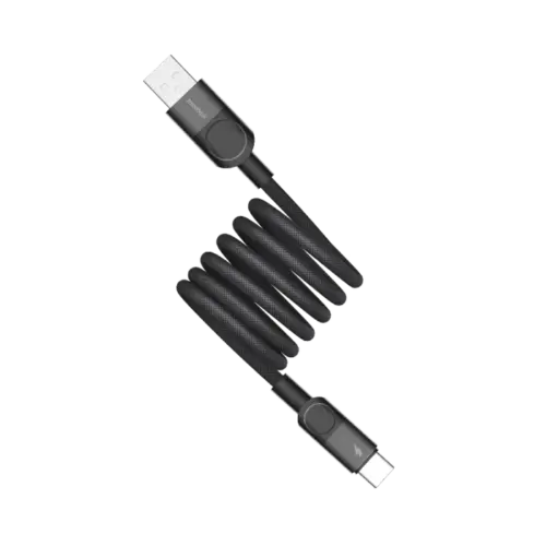 Cáp từ tính MOMAX DA57D Mag.Link USB-A sang USB-C 66W 1m