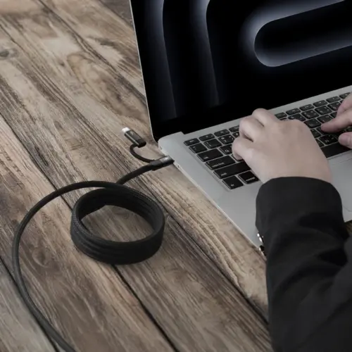 Cáp sạc MOMAX DL58 Mag.Link Duo Magnetic USB-C sang USB-C & Lightning 60W dài tới 2m - Hình ảnh 8