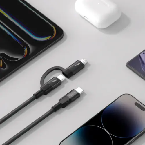 Cáp sạc MOMAX DL58 Mag.Link Duo Magnetic USB-C sang USB-C & Lightning 60W dài tới 2m - Hình ảnh 9