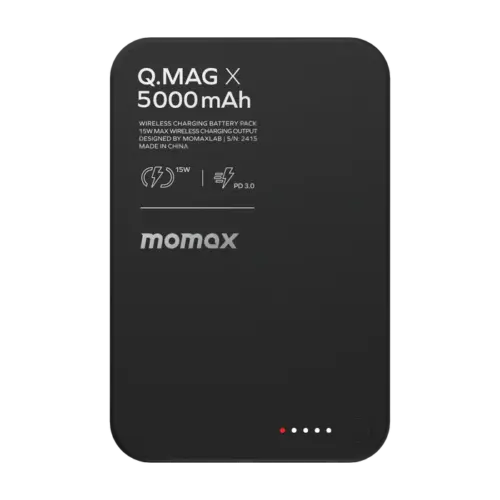 Pin Dự Phòng Không Dây Từ Tính MOMAX IP116 Q.Mag X 5000mAh - Gen 2