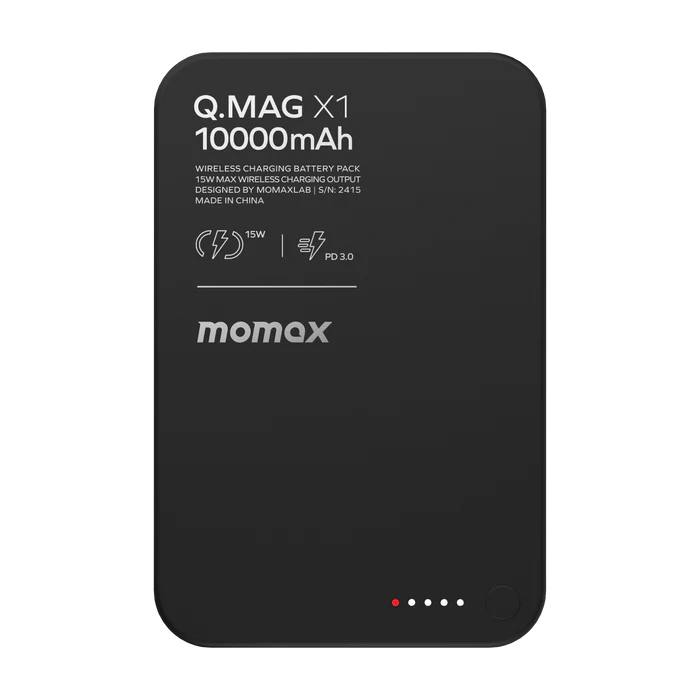 Pin dự phòng không dây từ tính MOMAX IP117 Q.Mag X1 10000mAh - Gen 2