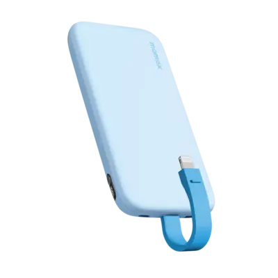 Pin dự phòng MOMAX IP118MFI iPower PD3 kèm cáp Lightning 10000mAh - Đừng để nỗi lo hết pin làm gián đoạn cuộc sống số của bạn! <strong>Pin dự phòng MOMAX IP118MFI iPower PD3 kèm cáp Lightning 10000mAh</strong> mang đến nguồn năng lượng 10000mAh đáng tin cậy, đủ sức sạc đầy nhiều lần cho điện thoại và các thiết bị khác. Đặc biệt, với cáp Lightning tích hợp MFI, sạc iPhone chưa bao giờ tiện lợi đến thế – không cần mang theo cáp riêng! Hỗ trợ công nghệ sạc nhanh PD3 mạnh mẽ, thiết kế nhỏ gọn, <strong>MOMAX IP118MFI iPower PD3</strong> là người bạn đồng hành năng lượng hoàn hảo cho người dùng Apple, đảm bảo bạn luôn kết nối mọi lúc mọi nơi với hiệu suất tối ưu.