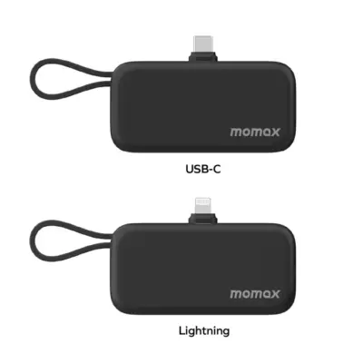 Pin dự phòng 3 trong 1 MOMAX IP130 Power Mini 5000mAh - Nói lời tạm biệt với mớ dây cáp lằng nhằng và sự bất tiện khi phải mang nhiều phụ kiện. <strong>MOMAX IP130 Power Mini 5000mAh</strong> là giải pháp năng lượng "tất cả trong một" mà bạn luôn tìm kiếm. Với kích thước chỉ bằng một chiếc thẻ tín dụng, viên pin này tích hợp sẵn cáp sạc USB-C và một chân đế gập thông minh, cho phép bạn vừa sạc vừa xem phim rảnh tay. Dung lượng 5000mAh là nguồn năng lượng cứu cánh hoàn hảo cho một ngày dài năng động, giúp thiết bị của bạn luôn kết nối. <strong>MOMAX IP130 Power Mini 5000mAh</strong> định nghĩa lại sự tiện lợi, là phụ kiện không thể thiếu trong túi xách hay túi quần của những người yêu thích sự tối giản và hiệu quả.