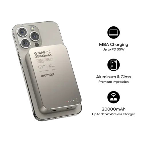 Pin Dự Phòng MOMAX IP133 Q.Mag X2 20000mAh - Gen 2 - Hình ảnh 5