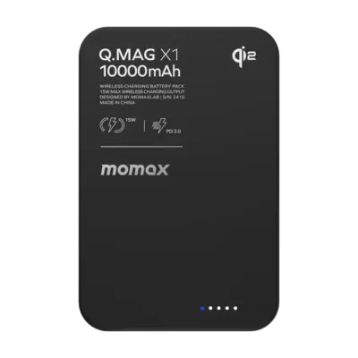 Pin dự phòng không dây từ tính MOMAX IP136 Q.Mag X1 Qi2 10000mAh - Gen 2