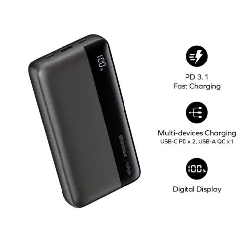 Pin dự phòng MOMAX IP150D Power Ultra 145W 25000mAh - Hình ảnh 3