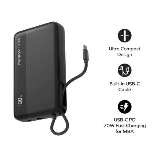 Pin dự phòng MOMAX IP151D Power Ultra+ 70W 20000mAh - Hình ảnh 11