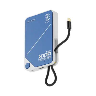 Pin dự phòng MOMAX IP152GD Power X Power Bank 10000mAh có cáp USB-C tích hợp - Phiên bản giới hạn - Sở hữu nguồn năng lượng di động mạnh mẽ và độc đáo với <strong>Pin dự phòng MOMAX IP152GD Power X Power Bank 10000mAh có cáp USB-C tích hợp - Phiên bản giới hạn</strong>. Dung lượng 10000mAh cung cấp năng lượng dồi dào cho điện thoại, máy tính bảng và nhiều thiết bị khác. Tính năng đột phá là cáp USB-C được tích hợp gọn gàng ngay trên thân pin, giúp bạn sạc thiết bị hoặc sạc lại pin mà không cần mang theo dây riêng. Phiên bản giới hạn mang đến vẻ ngoài độc đáo, thể hiện cá tính. Nhỏ gọn, tiện lợi và đa năng, <strong>MOMAX IP152GD Power X Power Bank 10000mAh có cáp USB-C tích hợp - Phiên bản giới hạn</strong> là người bạn đồng hành lý tưởng cho mọi chuyến đi và cuộc sống hiện đại. Đừng bỏ lỡ phiên bản đặc biệt này!