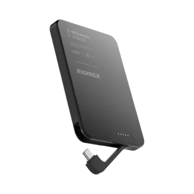 Pin dự phòng MOMAX IP157 1-Power F.Pass⁺ Bộ pin từ tính 5000mAh có cáp tích hợp