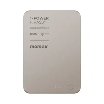 Pin dự phòng MOMAX IP158 1-Power F.Pass⁺ Bộ pin từ tính 10000mAh có cáp tích hợp - Giải phóng bạn khỏi nỗi lo hết pin và sự phụ thuộc vào dây cáp rườm rà với <strong>Pin dự phòng MOMAX IP158 1-Power F.Pass⁺ Bộ pin từ tính 10000mAh có cáp tích hợp</strong>. Dung lượng 10000mAh mang đến nguồn năng lượng dồi dào, đủ sức sạc đầy nhiều lần cho điện thoại, đặc biệt là iPhone với khả năng hít từ tính MagSafe tiện lợi. Điểm đột phá là cáp USB-C (thường là USB-C) được tích hợp sẵn – giải pháp "tất cả trong một" cực kỳ tiện lợi, không lo quên cáp. Hỗ trợ sạc nhanh đa dạng, thiết kế gọn nhẹ, <strong>MOMAX IP158</strong> là người bạn đồng hành năng lượng hoàn hảo. Tận hưởng sự tiện lợi '1-Power' với <strong>MOMAX IP158</strong>!