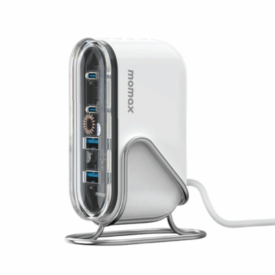 Bộ sạc MOMAX UM53W GaN 4 cổng Charge Flow 80W