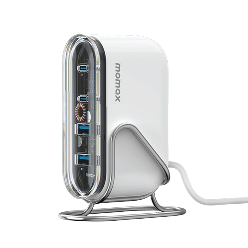 Bộ sạc MOMAX UM53W GaN 4 cổng Charge Flow 80W Bộ sạc MOMAX UM53W GaN 4 cổng Charge Flow 80W