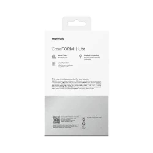 Ốp lưng MOMAX MTAP25E CaseForm Lite iPhone 16e siêu mỏng có MagSafe - Hình ảnh 2