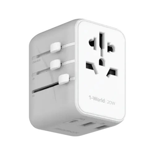 Bộ sạc du lịch MOMAX UA11UK 3 cổng 1-World 20W - Hình ảnh 5