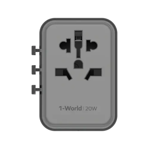 Bộ sạc du lịch MOMAX UA11UK 3 cổng 1-World 20W - Hình ảnh 3