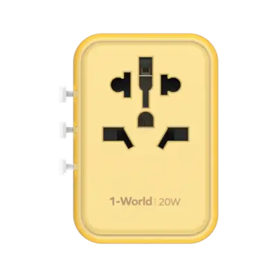 Bộ sạc du lịch MOMAX UA11UK 3 cổng 1-World 20W - Du lịch khắp thế giới một cách nhẹ nhàng và tiện lợi với <strong>Bộ sạc du lịch MOMAX UA11UK 3 cổng 1-World 20W tương thích hơn 200 quốc gia</strong>. Tích hợp sẵn các loại chân cắm cho hơn 200 quốc gia, bộ sạc <strong>MOMAX UA11UK</strong> mang đến tổng công suất 20W đáng tin cậy. Với 3 cổng sạc (có cả USB-C PD và USB-A), bạn có thể nạp năng lượng đồng thời cho điện thoại, máy tính bảng và nhiều thiết bị khác. Nhỏ gọn, an toàn và cực kỳ đa năng. <strong>MOMAX UA11UK</strong> là người bạn đồng hành lý tưởng cho mọi chuyến đi, đơn giản hóa hành lý và giữ thiết bị của bạn luôn sẵn sàng hoạt động trên khắp thế giới.