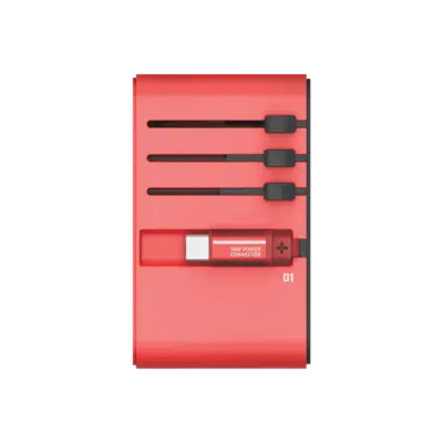 Bộ sạc du lịch đa năng MOMAX UA18 GaN 3 cổng 1-World+ có cáp USB-C tích hợp 70W - Phiên bản giới hạn - Giải phóng bạn khỏi mọi lo lắng về sạc khi du lịch quốc tế với <strong>Bộ sạc du lịch đa năng MOMAX UA18 GaN 3 cổng 1-World+ có cáp USB-C tích hợp 70W - Phiên bản giới hạn</strong>. Tương thích hơn 200 quốc gia với các chân cắm tích hợp, bộ sạc <strong>MOMAX UA18</strong> mang đến tổng công suất sạc lên tới 70W mạnh mẽ. Công nghệ GaN tiên tiến giúp thiết bị nhỏ gọn đáng ngạc nhiên dù có 3 cổng sạc (USB-C PD & USB-A QC) và cáp tích hợp. Kèm theo cáp USB-C tiện lợi. <strong>MOMAX UA18</strong> là giải pháp năng lượng "tất cả trong một", đáng tin cậy cho mọi chuyến đi, đảm bảo thiết bị của bạn luôn sẵn sàng hoạt động ở bất kỳ đâu trên thế giới với phong cách độc đáo của phiên bản giới hạn.