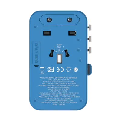 Bộ sạc du lịch MOMAX UA18UK GaN 3 cổng 1-World+ có cáp USB-C tích hợp 70W - Giải phóng bạn khỏi mọi lo lắng về sạc khi du lịch quốc tế với <strong>Bộ sạc du lịch đa năng MOMAX UA18UK GaN 3 cổng 1-World+ có cáp USB-C tích hợp 70W tương thích hơn 200 quốc gia</strong>. Tương thích hơn 200 quốc gia với các chân cắm tích hợp, bộ sạc <strong>MOMAX UA18UK</strong> mang đến tổng công suất sạc lên tới 70W mạnh mẽ nhờ công nghệ GaN. Với 3 cổng sạc (2 USB-C PD & 1 USB-A QC) và đặc biệt là cáp USB-C tích hợp sẵn, bạn có thể nạp năng lượng cho mọi thiết bị cùng lúc mà không cần mang theo dây rời. <strong>MOMAX UA18UK</strong> là giải pháp năng lượng "tất cả trong một", đáng tin cậy cho mọi chuyến đi, giữ thiết bị của bạn luôn sẵn sàng hoạt động ở bất kỳ đâu trên thế giới.