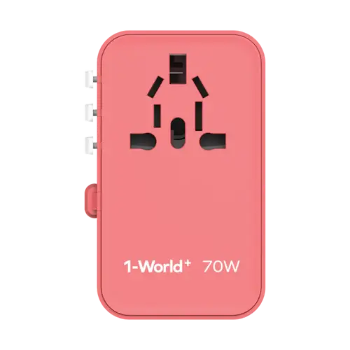 Bộ sạc du lịch MOMAX UA18UK GaN 3 cổng 1-World+ có cáp USB-C tích hợp 70W - Hình ảnh 20