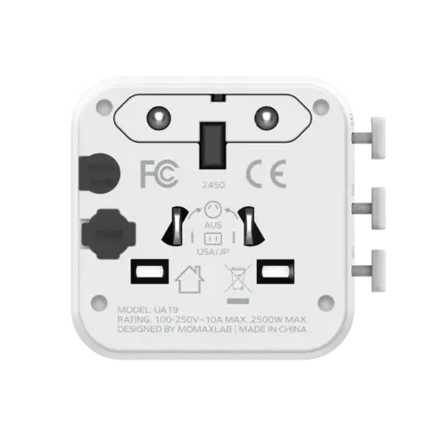 Bộ sạc du lịch MOMAX UA19 đa năng 1-World có AC kép - Hình ảnh 11