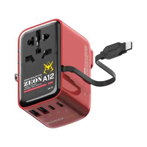 Bộ sạc du lịch MOMAX UA21UKG 4 cổng 1-World+ Flow có cáp USB-C tích hợp 35W - Phiên bản giới hạn - Hình ảnh 10