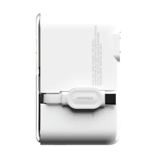 Bộ sạc du lịch MOMAX UA21UKW 4 cổng 1-World+ Flow có cáp USB-C tích hợp 35W - Hình ảnh 4