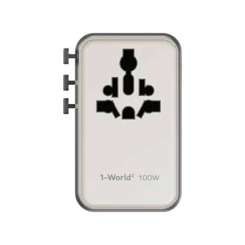 Bộ sạc du lịch MOMAX UA23 GaN 4 cổng đa năng 1-World² 100W với AC kép - Hình ảnh 8