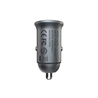 Bộ sạc ô tô MOMAX UC18E hai cổng MoVe 30W - Luôn giữ thiết bị của bạn tràn đầy năng lượng ngay trên ô tô với <strong>Bộ sạc ô tô MOMAX UC18E hai cổng MoVe 30W</strong>. Công suất sạc nhanh 30W mạnh mẽ, đủ sức nạp năng lượng cho smartphone, máy tính bảng và nhiều thiết bị khác một cách hiệu quả. Với hai cổng sạc (thường 1 USB-C PD & 1 USB-A QC), bạn có thể sạc đồng thời hai thiết bị cùng lúc. Thiết kế nhỏ gọn, cắm chắc chắn vào ổ tẩu thuốc. An toàn, đáng tin cậy và cực kỳ tiện lợi. <strong>MOMAX UC18E</strong> là phụ kiện không thể thiếu cho mọi chuyến đi, đảm bảo bạn và người đồng hành luôn kết nối.