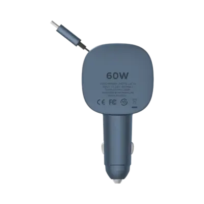 Bộ sạc ô tô MOMAX UC19E 1-Move⁺ 2 cổng có cáp thu vào tích hợp 60W - Biến mỗi chuyến đi trên ô tô thành cơ hội nạp đầy năng lượng cho thiết bị của bạn với <strong>Bộ sạc ô tô MOMAX UC19E 1-Move⁺ 2 cổng có cáp thu vào tích hợp 60W</strong>. Với công suất sạc nhanh 60W (chia sẻ giữa các cổng), bộ sạc <strong>MOMAX UC19E 1-Move⁺</strong> đủ sức nạp năng lượng hiệu quả cho smartphone, máy tính bảng và cả laptop mỏng nhẹ. Điểm nhấn là cáp (thường USB-C hoặc Lightning) có thể thu vào tích hợp sẵn, giải phóng bạn khỏi dây cáp lộn xộn. Thiết kế gọn gàng, tiện lợi, <strong>MOMAX UC19E 1-Move⁺</strong> là phụ kiện không thể thiếu cho mọi chiếc xe, đảm bảo thiết bị của bạn luôn sẵn sàng hoạt động trên mọi nẻo đường.