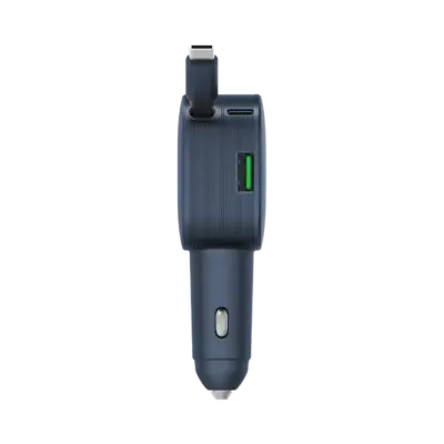 Bộ sạc ô tô MOMAX UC19E 1-Move⁺ 2 cổng có cáp thu vào tích hợp 60W - Biến mỗi chuyến đi trên ô tô thành cơ hội nạp đầy năng lượng cho thiết bị của bạn với <strong>Bộ sạc ô tô MOMAX UC19E 1-Move⁺ 2 cổng có cáp thu vào tích hợp 60W</strong>. Với công suất sạc nhanh 60W (chia sẻ giữa các cổng), bộ sạc <strong>MOMAX UC19E 1-Move⁺</strong> đủ sức nạp năng lượng hiệu quả cho smartphone, máy tính bảng và cả laptop mỏng nhẹ. Điểm nhấn là cáp (thường USB-C hoặc Lightning) có thể thu vào tích hợp sẵn, giải phóng bạn khỏi dây cáp lộn xộn. Thiết kế gọn gàng, tiện lợi, <strong>MOMAX UC19E 1-Move⁺</strong> là phụ kiện không thể thiếu cho mọi chiếc xe, đảm bảo thiết bị của bạn luôn sẵn sàng hoạt động trên mọi nẻo đường.