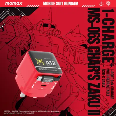 Bộ sạc MOMAX UM72UKGD GaN 1-Charge+ 1 cổng có cáp USB-C tích hợp 35W - Phiên bản giới hạn - Sạc nhanh, tiện lợi và phong cách với <strong>Bộ sạc MOMAX UM72UKGD GaN 1-Charge+ 1 cổng có cáp USB-C tích hợp 35W - Phiên bản giới hạn</strong>. Công nghệ GaN giúp bộ sạc <strong>MOMAX UM72UKGD</strong> cực kỳ nhỏ gọn dù mang công suất 35W mạnh mẽ. Với 1 cổng USB-C PD/QC và đặc biệt là cáp USB-C tích hợp sẵn tiện lợi, bạn có thể nạp năng lượng cho điện thoại, máy tính bảng và laptop mỏng nhẹ mà không cần mang theo dây rời. An toàn, hiệu quả và vẻ ngoài độc đáo của phiên bản giới hạn. <strong>MOMAX UM72UKGD</strong> là người bạn đồng hành năng lượng lý tưởng cho cuộc sống di động.