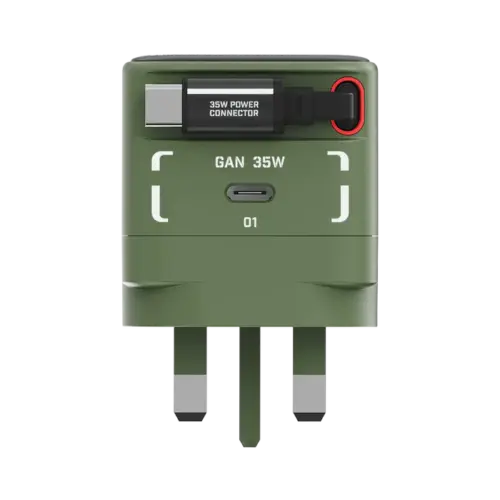 Bộ sạc MOMAX UM72UKGD GaN 1-Charge+ 1 cổng có cáp USB-C tích hợp 35W - Phiên bản giới hạn - Hình ảnh 17