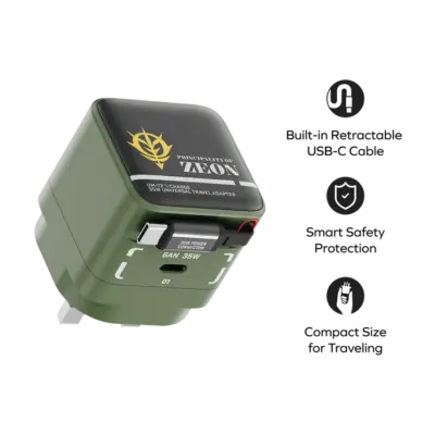 Bộ sạc MOMAX UM72UKGD GaN 1-Charge+ 1 cổng có cáp USB-C tích hợp 35W - Phiên bản giới hạn - Sạc nhanh, tiện lợi và phong cách với <strong>Bộ sạc MOMAX UM72UKGD GaN 1-Charge+ 1 cổng có cáp USB-C tích hợp 35W - Phiên bản giới hạn</strong>. Công nghệ GaN giúp bộ sạc <strong>MOMAX UM72UKGD</strong> cực kỳ nhỏ gọn dù mang công suất 35W mạnh mẽ. Với 1 cổng USB-C PD/QC và đặc biệt là cáp USB-C tích hợp sẵn tiện lợi, bạn có thể nạp năng lượng cho điện thoại, máy tính bảng và laptop mỏng nhẹ mà không cần mang theo dây rời. An toàn, hiệu quả và vẻ ngoài độc đáo của phiên bản giới hạn. <strong>MOMAX UM72UKGD</strong> là người bạn đồng hành năng lượng lý tưởng cho cuộc sống di động.