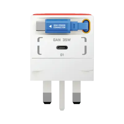 Bộ sạc MOMAX UM72UKGD GaN 1-Charge+ 1 cổng có cáp USB-C tích hợp 35W - Phiên bản giới hạn - Sạc nhanh, tiện lợi và phong cách với <strong>Bộ sạc MOMAX UM72UKGD GaN 1-Charge+ 1 cổng có cáp USB-C tích hợp 35W - Phiên bản giới hạn</strong>. Công nghệ GaN giúp bộ sạc <strong>MOMAX UM72UKGD</strong> cực kỳ nhỏ gọn dù mang công suất 35W mạnh mẽ. Với 1 cổng USB-C PD/QC và đặc biệt là cáp USB-C tích hợp sẵn tiện lợi, bạn có thể nạp năng lượng cho điện thoại, máy tính bảng và laptop mỏng nhẹ mà không cần mang theo dây rời. An toàn, hiệu quả và vẻ ngoài độc đáo của phiên bản giới hạn. <strong>MOMAX UM72UKGD</strong> là người bạn đồng hành năng lượng lý tưởng cho cuộc sống di động.