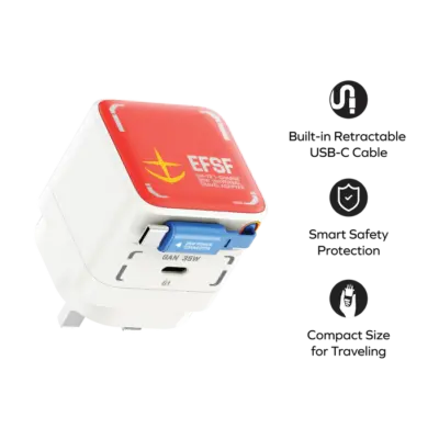 Bộ sạc MOMAX UM72UKGD GaN 1-Charge+ 1 cổng có cáp USB-C tích hợp 35W - Phiên bản giới hạn - Sạc nhanh, tiện lợi và phong cách với <strong>Bộ sạc MOMAX UM72UKGD GaN 1-Charge+ 1 cổng có cáp USB-C tích hợp 35W - Phiên bản giới hạn</strong>. Công nghệ GaN giúp bộ sạc <strong>MOMAX UM72UKGD</strong> cực kỳ nhỏ gọn dù mang công suất 35W mạnh mẽ. Với 1 cổng USB-C PD/QC và đặc biệt là cáp USB-C tích hợp sẵn tiện lợi, bạn có thể nạp năng lượng cho điện thoại, máy tính bảng và laptop mỏng nhẹ mà không cần mang theo dây rời. An toàn, hiệu quả và vẻ ngoài độc đáo của phiên bản giới hạn. <strong>MOMAX UM72UKGD</strong> là người bạn đồng hành năng lượng lý tưởng cho cuộc sống di động.