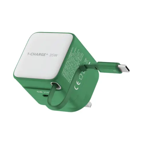 Bộ sạc MOMAX UM72UK GaN 1-Charge+ 1 cổng có cáp USB-C tích hợp 35W - Hình ảnh 6