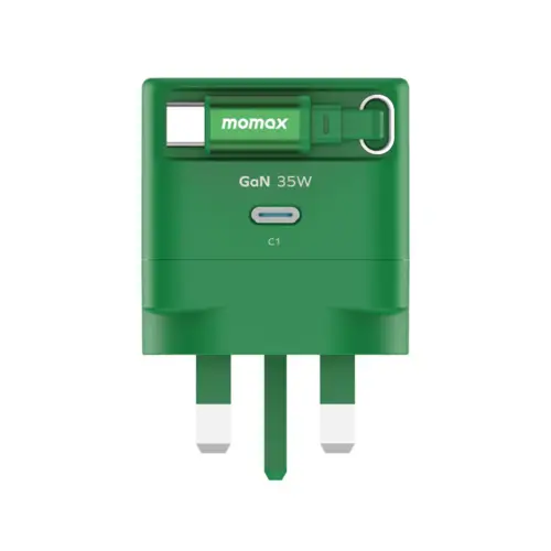 Bộ sạc MOMAX UM72UK GaN 1-Charge+ 1 cổng có cáp USB-C tích hợp 35W - Hình ảnh 5