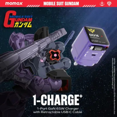Bộ sạc MOMAX UM76UKGDU GaN 1-Charge+ 1 cổng có cáp USB-C tích hợp 65W - Phiên bản giới hạn - Sạc nhanh, tiện lợi và phong cách với <strong>Bộ sạc MOMAX UM76UKGDU GaN 1-Charge+ 1 cổng có cáp USB-C tích hợp 65W - Phiên bản giới hạn</strong>. Công nghệ GaN giúp bộ sạc <strong>MOMAX UM76UKGDU</strong> cực kỳ nhỏ gọn dù mang công suất 65W mạnh mẽ. Với 1 cổng USB-C PD/QC và đặc biệt là cáp USB-C tích hợp sẵn tiện lợi, bạn có thể nạp năng lượng cho điện thoại, máy tính bảng và laptop mỏng nhẹ mà không cần mang theo dây rời. An toàn, hiệu quả và vẻ ngoài độc đáo của phiên bản giới hạn. <strong>MOMAX UM76UKGDU</strong> là người bạn đồng hành năng lượng lý tưởng cho cuộc sống di động.