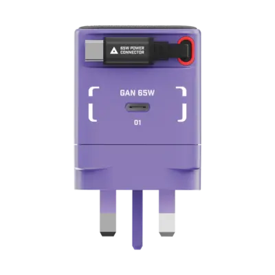 Bộ sạc MOMAX UM76UKGDU GaN 1-Charge+ 1 cổng có cáp USB-C tích hợp 65W - Phiên bản giới hạn - Sạc nhanh, tiện lợi và phong cách với <strong>Bộ sạc MOMAX UM76UKGDU GaN 1-Charge+ 1 cổng có cáp USB-C tích hợp 65W - Phiên bản giới hạn</strong>. Công nghệ GaN giúp bộ sạc <strong>MOMAX UM76UKGDU</strong> cực kỳ nhỏ gọn dù mang công suất 65W mạnh mẽ. Với 1 cổng USB-C PD/QC và đặc biệt là cáp USB-C tích hợp sẵn tiện lợi, bạn có thể nạp năng lượng cho điện thoại, máy tính bảng và laptop mỏng nhẹ mà không cần mang theo dây rời. An toàn, hiệu quả và vẻ ngoài độc đáo của phiên bản giới hạn. <strong>MOMAX UM76UKGDU</strong> là người bạn đồng hành năng lượng lý tưởng cho cuộc sống di động.