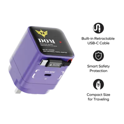 Bộ sạc MOMAX UM76UKGDU GaN 1-Charge+ 1 cổng có cáp USB-C tích hợp 65W - Phiên bản giới hạn - Sạc nhanh, tiện lợi và phong cách với <strong>Bộ sạc MOMAX UM76UKGDU GaN 1-Charge+ 1 cổng có cáp USB-C tích hợp 65W - Phiên bản giới hạn</strong>. Công nghệ GaN giúp bộ sạc <strong>MOMAX UM76UKGDU</strong> cực kỳ nhỏ gọn dù mang công suất 65W mạnh mẽ. Với 1 cổng USB-C PD/QC và đặc biệt là cáp USB-C tích hợp sẵn tiện lợi, bạn có thể nạp năng lượng cho điện thoại, máy tính bảng và laptop mỏng nhẹ mà không cần mang theo dây rời. An toàn, hiệu quả và vẻ ngoài độc đáo của phiên bản giới hạn. <strong>MOMAX UM76UKGDU</strong> là người bạn đồng hành năng lượng lý tưởng cho cuộc sống di động.