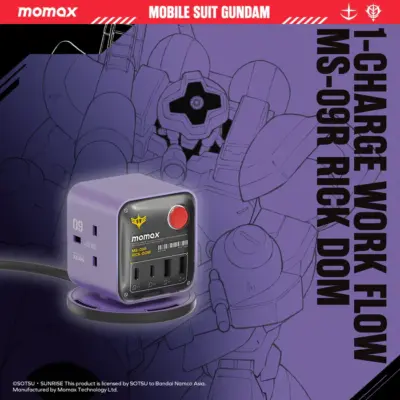 Bộ sạc MOMAX US20UKGD 1-Charge Work Flow 3-Outlet GaN Power Cube 30W có cổng USB - Phiên bản giới hạn - Biến một ổ cắm tường duy nhất thành trạm năng lượng nhỏ gọn và đa năng với <strong>Bộ sạc MOMAX US20UKGD Charge Work Flow 3-Outlet GaN Power Cube 30W có cổng USB - Phiên bản giới hạn</strong>. Với thiết kế hình khối độc đáo và nhỏ gọn, bộ sạc <strong>MOMAX US20UKGD</strong> trang bị 3 ổ cắm AC tiêu chuẩn (chuẩn UKW) và các cổng sạc USB (thường USB-C PD và USB-A QC) với tổng công suất 30W nhờ công nghệ GaN. Nạp năng lượng đồng thời cho điện thoại, máy tính bảng và nhiều thiết bị khác. An toàn, hiệu quả và tối ưu hóa không gian. Phiên bản giới hạn mang đến vẻ ngoài độc đáo. <strong>MOMAX US20UKGD</strong> là giải pháp năng lượng tiện lợi cho gia đình, văn phòng hoặc du lịch.