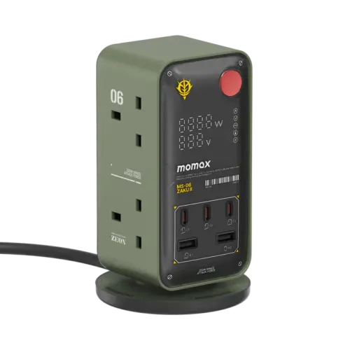 Bộ sạc MOMAX US21UKGD Charge Work Flow 6-Outlet GaN Power Tower 35W có cổng USB - Phiên bản giới hạn - Hình ảnh 20