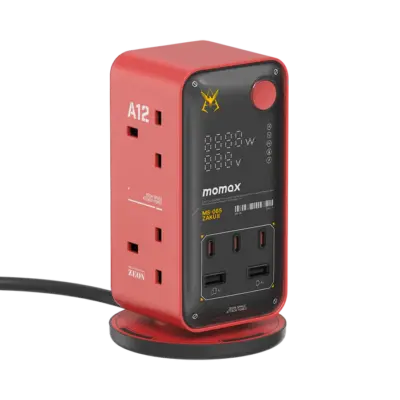 Bộ sạc MOMAX US21UKGD Charge Work Flow 6-Outlet GaN Power Tower 35W có cổng USB - Phiên bản giới hạn - Đơn giản hóa bàn làm việc và thêm phong cách với <strong>Bộ sạc MOMAX US21UKGD Charge Work Flow 6-Outlet GaN Power Tower 35W có cổng USB - Phiên bản giới hạn</strong>. Thiết kế Power Tower độc đáo với 6 ổ cắm AC và các cổng USB tiện lợi (tổng 35W), sạc gọn gàng nhiều thiết bị cùng lúc. Công nghệ GaN giúp thiết bị này nhỏ gọn đáng ngạc nhiên. Phiên bản giới hạn mang vẻ ngoài độc đáo, thể hiện cá tính. <strong>MOMAX US21UKGD</strong> là trạm năng lượng hoàn hảo cho không gian làm việc hiện đại và cá tính, giải quyết mọi vấn đề về dây cáp và ổ cắm rườm rà.