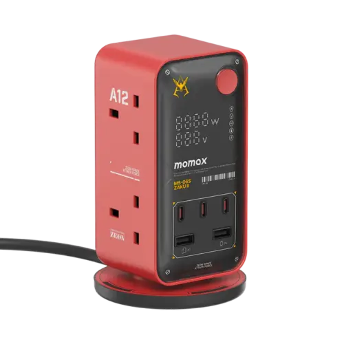 Bộ sạc MOMAX US21UKGD Charge Work Flow 6-Outlet GaN Power Tower 35W có cổng USB - Phiên bản giới hạn - Hình ảnh 16