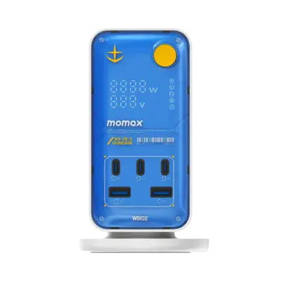 Bộ sạc MOMAX US21UKGD Charge Work Flow 6-Outlet GaN Power Tower 35W có cổng USB - Phiên bản giới hạn - Đơn giản hóa bàn làm việc và thêm phong cách với <strong>Bộ sạc MOMAX US21UKGD Charge Work Flow 6-Outlet GaN Power Tower 35W có cổng USB - Phiên bản giới hạn</strong>. Thiết kế Power Tower độc đáo với 6 ổ cắm AC và các cổng USB tiện lợi (tổng 35W), sạc gọn gàng nhiều thiết bị cùng lúc. Công nghệ GaN giúp thiết bị này nhỏ gọn đáng ngạc nhiên. Phiên bản giới hạn mang vẻ ngoài độc đáo, thể hiện cá tính. <strong>MOMAX US21UKGD</strong> là trạm năng lượng hoàn hảo cho không gian làm việc hiện đại và cá tính, giải quyết mọi vấn đề về dây cáp và ổ cắm rườm rà.