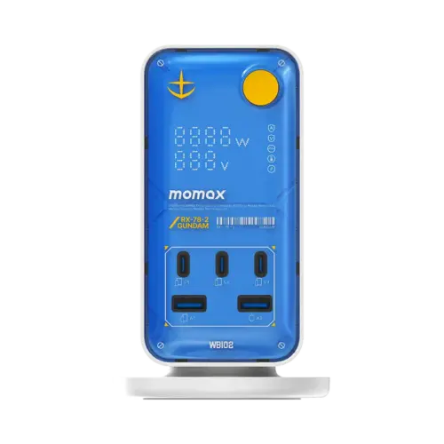 Bộ sạc MOMAX US21UKGD Charge Work Flow 6-Outlet GaN Power Tower 35W có cổng USB - Phiên bản giới hạn - Hình ảnh 10