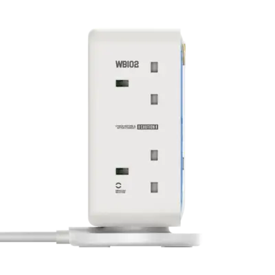 Bộ sạc MOMAX US21UKGD Charge Work Flow 6-Outlet GaN Power Tower 35W có cổng USB - Phiên bản giới hạn - Đơn giản hóa bàn làm việc và thêm phong cách với <strong>Bộ sạc MOMAX US21UKGD Charge Work Flow 6-Outlet GaN Power Tower 35W có cổng USB - Phiên bản giới hạn</strong>. Thiết kế Power Tower độc đáo với 6 ổ cắm AC và các cổng USB tiện lợi (tổng 35W), sạc gọn gàng nhiều thiết bị cùng lúc. Công nghệ GaN giúp thiết bị này nhỏ gọn đáng ngạc nhiên. Phiên bản giới hạn mang vẻ ngoài độc đáo, thể hiện cá tính. <strong>MOMAX US21UKGD</strong> là trạm năng lượng hoàn hảo cho không gian làm việc hiện đại và cá tính, giải quyết mọi vấn đề về dây cáp và ổ cắm rườm rà.