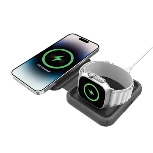 Bộ sạc không dây MOMAX UD30MFI Q.Mag Go 2 trong 1 MagSafe 15W - Hình ảnh 3
